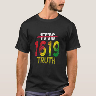 T-shirt Projet 1619 Nos ancêtres Mois de l'histoire des No