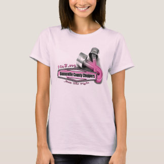 T-shirt Projet de cancer du sein de couperet du comté de