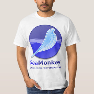 T-shirt Projet de SeaMonkey - logo vertical