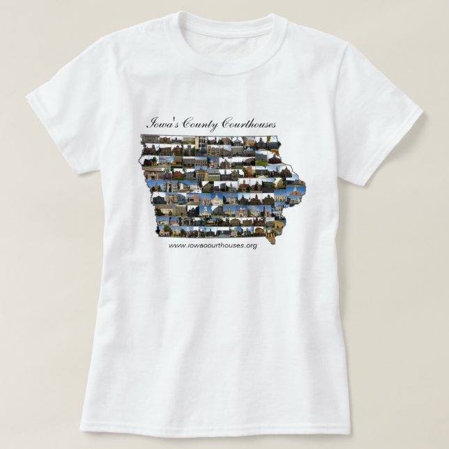 T-shirt Projet de tribunaux de l'Iowa (Design devant)