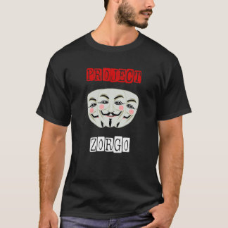 T-shirt Projet Zorgo Anonymous Mask Hacker