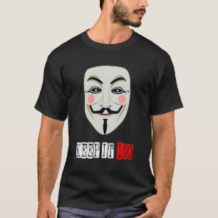 T-shirt Projet Zorgo Hacker Anonyme Conserver It 100