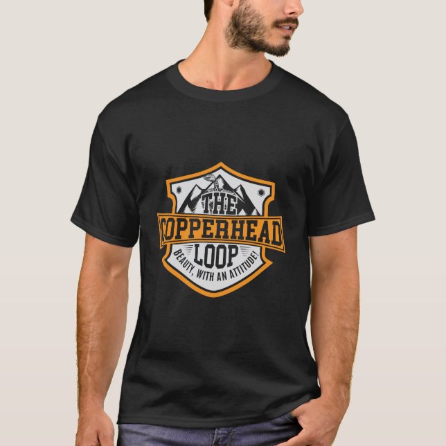 T-shirt prolongé de boucle de Copperhead de la (Devant)