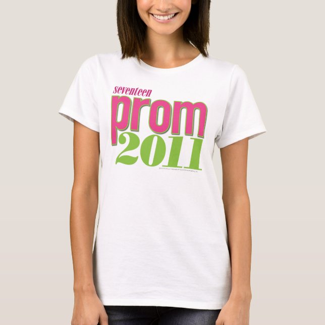 T-shirt Prom 2011 - Vert (Devant)