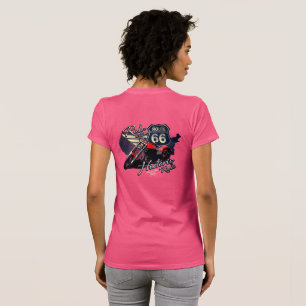 T-shirt Promenade à moto sur l'itinéraire historique Route