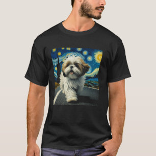 T-shirt Promenade de Shih Tzu pour les amoureux de chien S