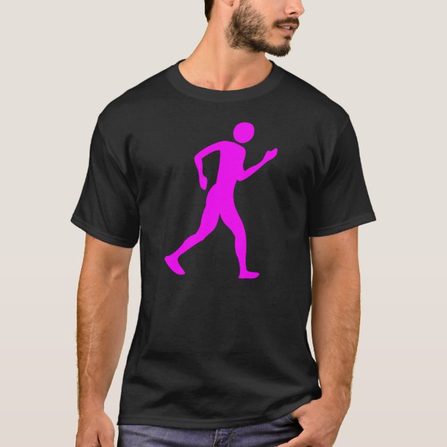 T-shirt Promenade - Magenta (Devant)