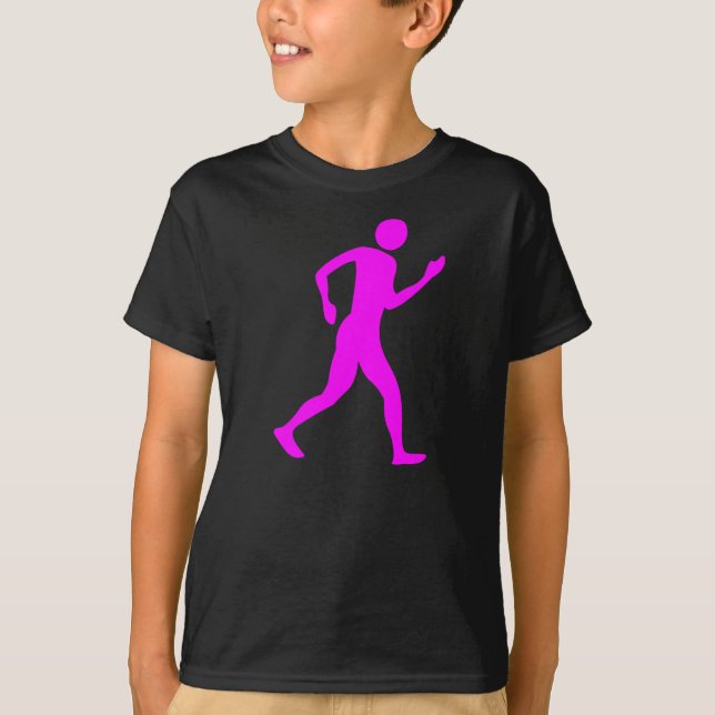 T-shirt Promenade - Magenta (Devant)
