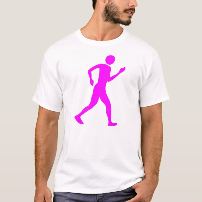 T-shirt Promenade - Magenta (Devant)
