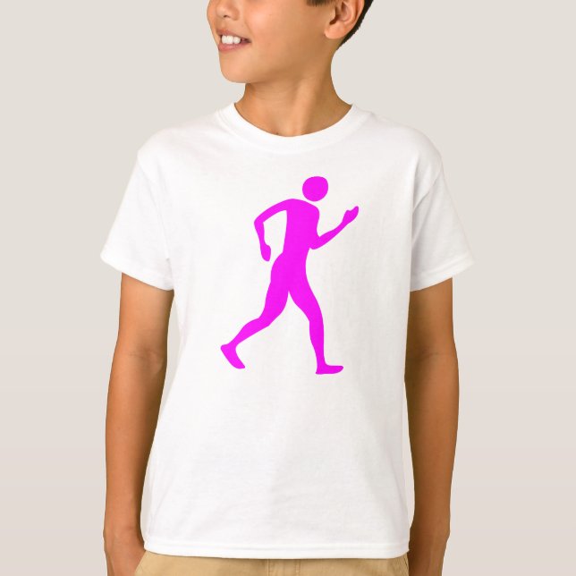 T-shirt Promenade - Magenta (Devant)