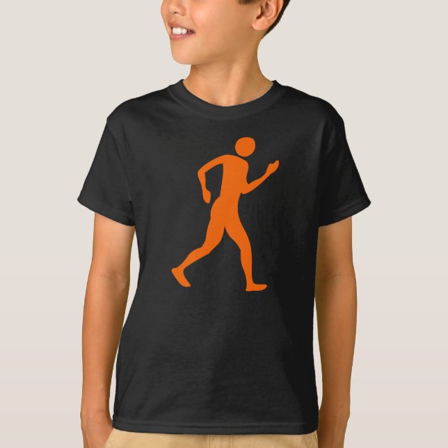 T-shirt Promenade - Orange (Devant)