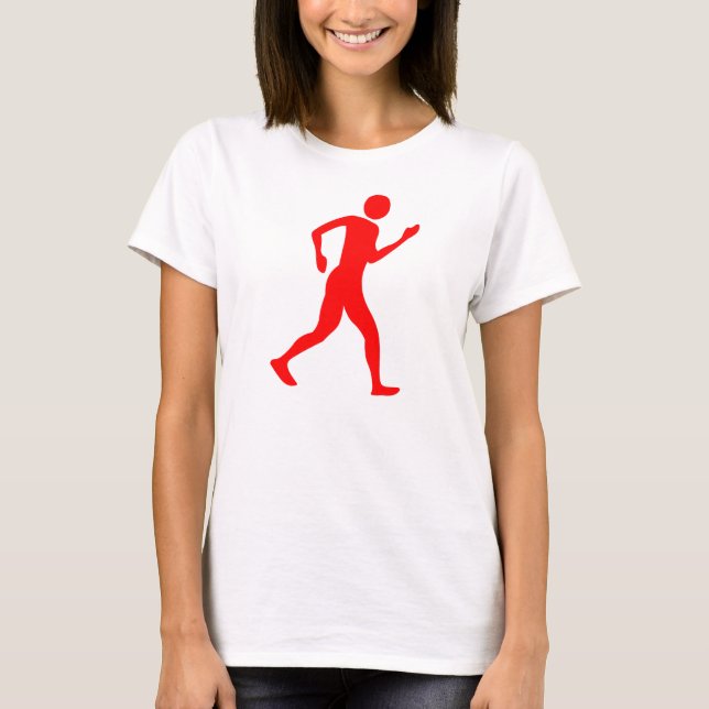 T-shirt Promenade - Rouge (Devant)
