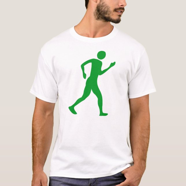 T-shirt Promenade - Vert herbe (Devant)