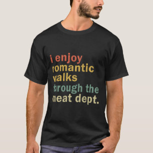 T-shirt Promenades Romantiques Bbq Drôles Rayon Viandes Fu