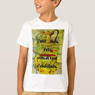 T-shirt Promesse d'or : Le script doré du destin