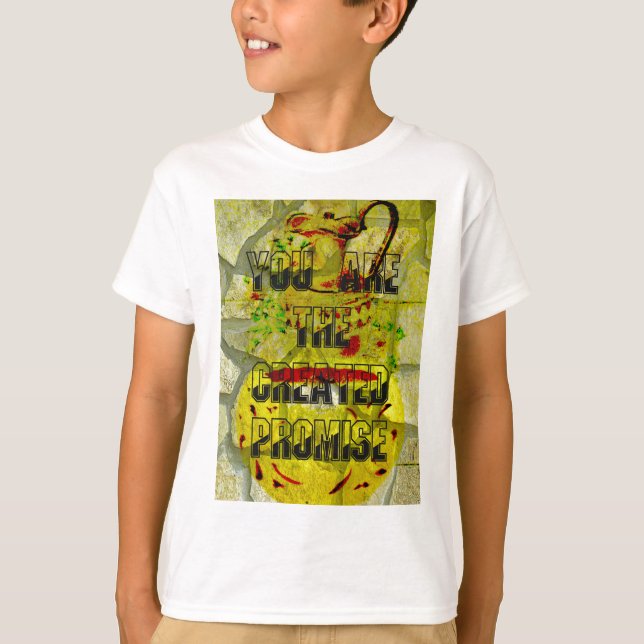 T-shirt Promesse d'or : Le script doré du destin (Devant)