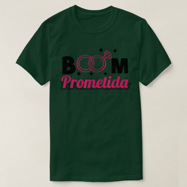 T-shirt Prometida Wedding Promise Promise  Engagement Brid (Design devant)