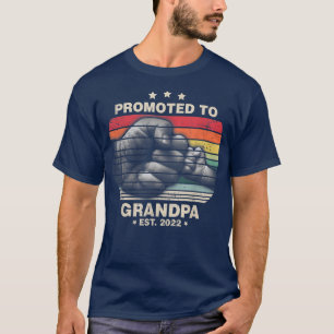 T-shirt Promoté pour Grandpa Est 2022 Hommes Vintage Premi