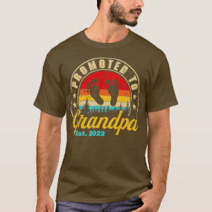 T-shirt Promoté pour Grandpa Est 2022 Hommes Vintage Premi