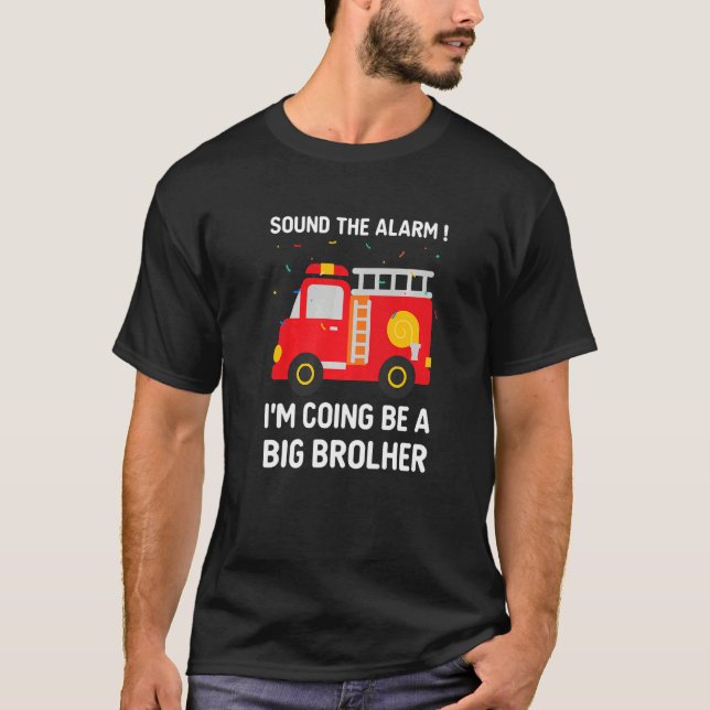 T-shirt Promoted To Big Brother 2023 Boys Sibling Outfits  (Devant)