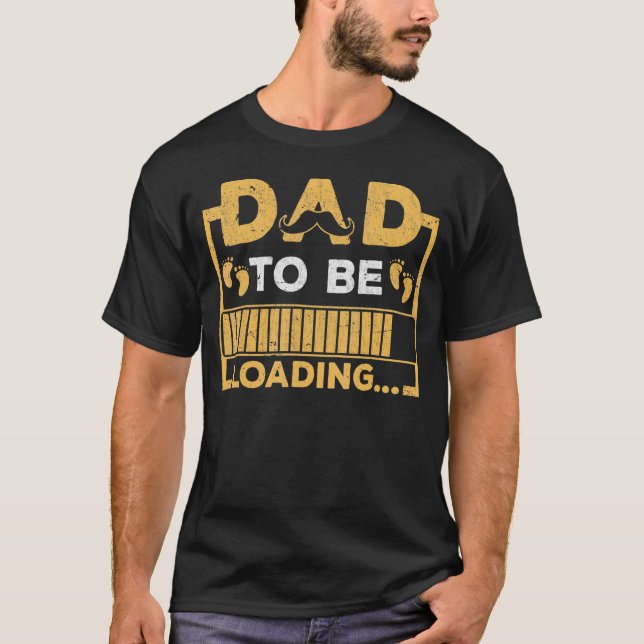 T-shirt Promoted to Dad New Father (Devant)