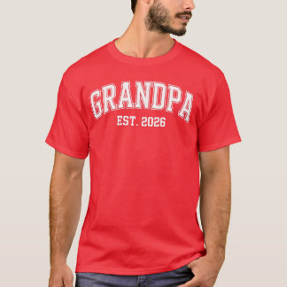 T-shirt Promoted to Grandpa Est 2026 Grandpa Est 2026 frie