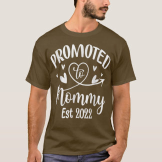T-shirt Promoted To Mommy 2022 New Mom 2022 For Women Men