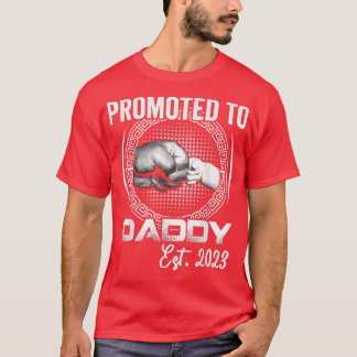 T-shirt Promoted to Soon Est 2023 Funny Pregnancy Announce