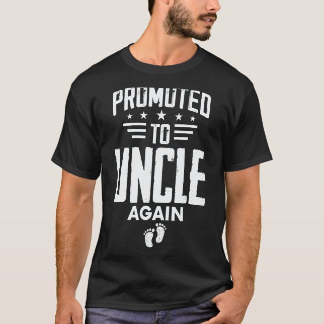 T-shirt Promoted To Uncle Again   Going To Be Uncle Again (Devant)