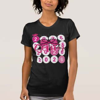 T-shirt Promotion 2026 de la promotion aux nœuds roses coq
