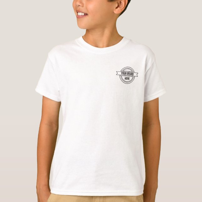 T-shirt Promotion de logo professionnel personnalisé (Devant)