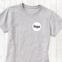 T-Shirt promotionnel d'affaires à crête de logo si