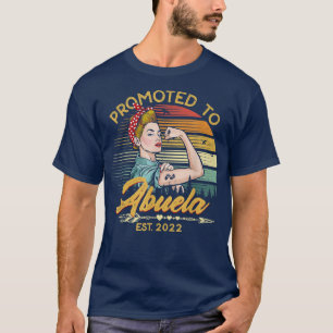 T-shirt Promu à Abuela Est 2022 Femmes Vintage Premier Ti