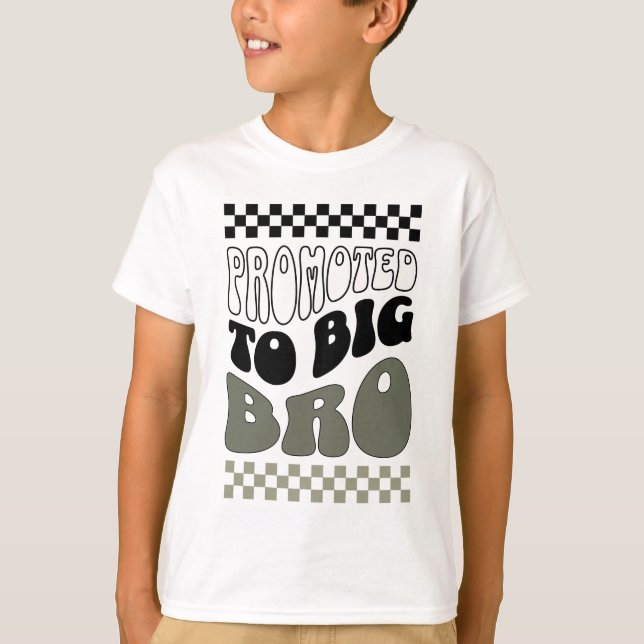 T-shirt Promu à Big Brother Shirt Toddler Baby Boys T- (Devant)