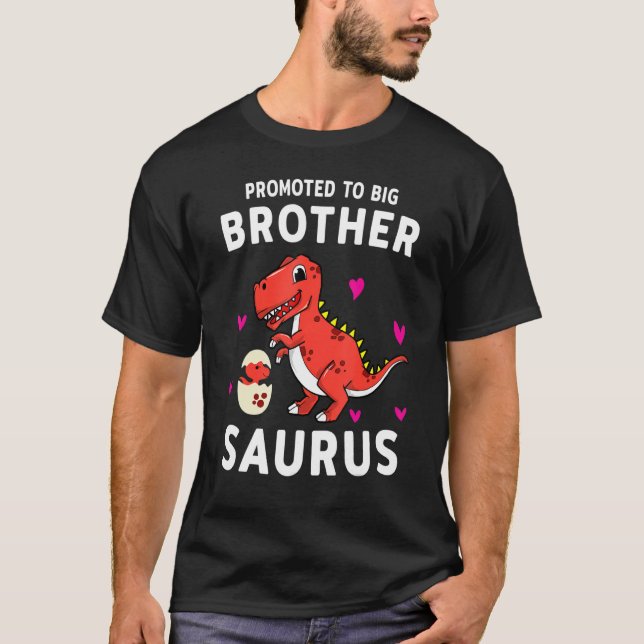 T-shirt Promu à Big Brothersaurus Big Brother Dinosaur (Devant)