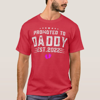 T-shirt Promu À Daddy Est 2022 Première Fête des pères 