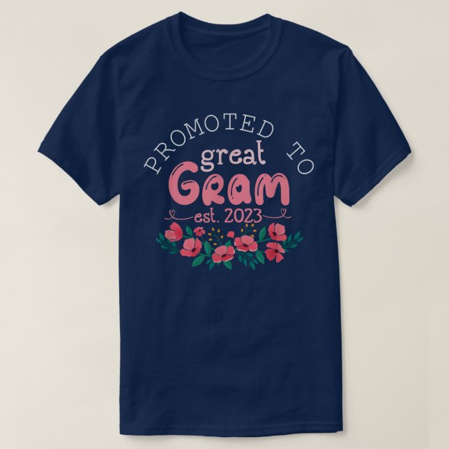 T-shirt Promu à Gram Est 2023 Première fois Grandma Mothe (Design devant)