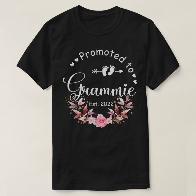 T-shirt Promu À Grammie Est 2022 Femmes Floral Premier Ti (Design devant)