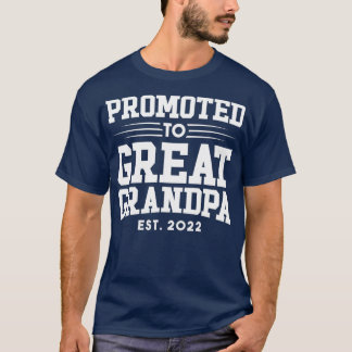 T-shirt Promu À Grand Grand-Père 2022 Nouveau Grand-Père