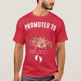 T-shirt Promu À Grand-Mère 2023 Première Nouvelle Grand-Mè