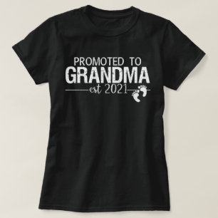 T-shirt promu à grand-mère est 2021