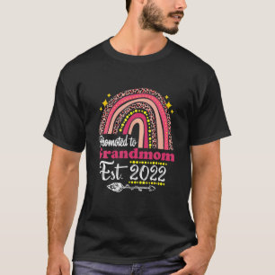 T-shirt Promu À Grand-Mère Est. Leopard Rainbow Mot 2022