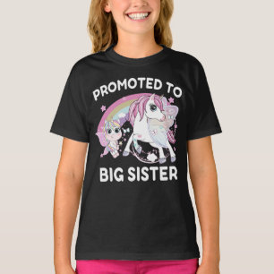 T-shirt Promu à la grande soeur Unicorn drôle