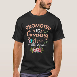 T-shirt Promu À La Granny Est 2023 Announ Grossesse