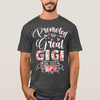 T-shirt Promu à la première fois Floral Great Gigi Est 202