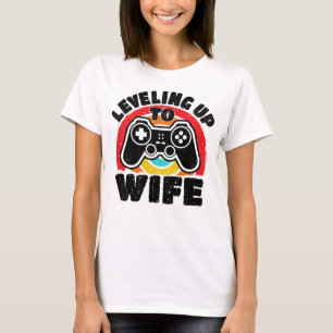 T-shirt Promu à l'état d'épouse Nouveau marié Joueur promu