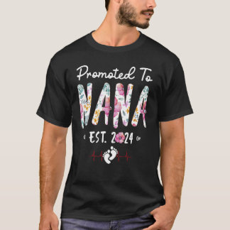 T-shirt Promu À Nana 2024 Première Nana Pregnanc