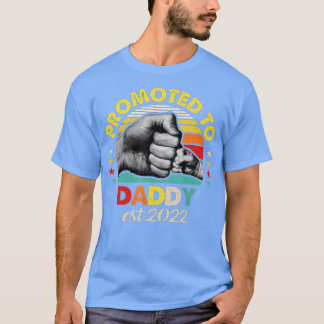 T-shirt Promu À Papa 2022 Première Fête des pères Nouveau