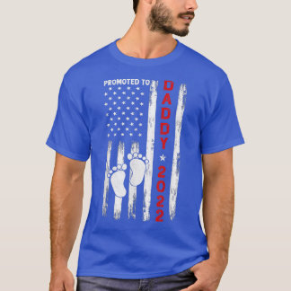 T-shirt Promu À Papa 2022 Première Fête des pères Nouveau 