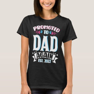 T-shirt Promu À Papa De Nouveau 2022 Bientôt Être Papa Me
